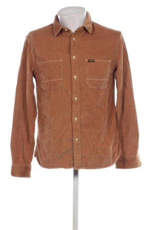 Ανδρικό πουκάμισο Wrangler, Μέγεθος M, Χρώμα Καφέ, Τιμή 18,71 €