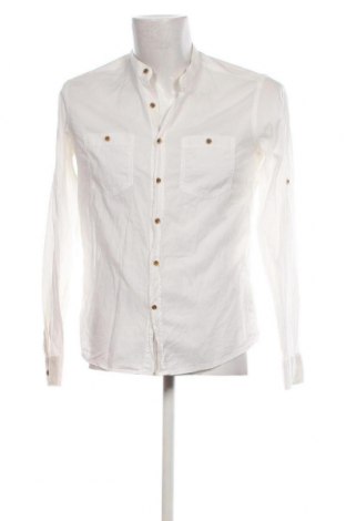 Ανδρικό πουκάμισο Xside, Μέγεθος M, Χρώμα Εκρού, Τιμή 14,83 €