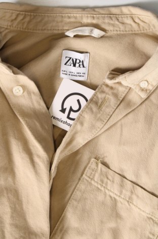 Herrenhemd Zara, Größe L, Farbe Beige, Preis 11,83 €