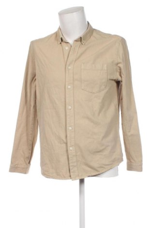 Ανδρικό πουκάμισο Zara, Μέγεθος L, Χρώμα  Μπέζ, Τιμή 9,46 €