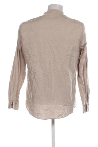 Мъжка риза Zara, Размер L, Цвят Бежов, Цена 34,00 лв.