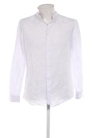 Мъжка риза Zara, Размер XL, Цвят Бял, Цена 18,70 лв.