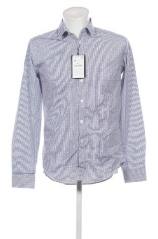 Мъжка риза Zara Man, Размер M, Цвят Многоцветен, Цена 77,00 лв.