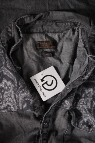 Ανδρικό πουκάμισο Zara Man, Μέγεθος L, Χρώμα Γκρί, Τιμή 9,46 €