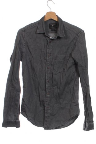 Herrenhemd Zara Man, Größe S, Farbe Grau, Preis 10,46 €