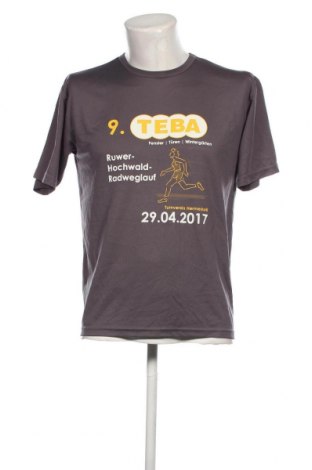 Ανδρικό t-shirt, Μέγεθος L, Χρώμα Γκρί, Τιμή 7,64 €