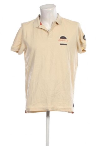 Ανδρικό t-shirt, Μέγεθος L, Χρώμα  Μπέζ, Τιμή 6,83 €