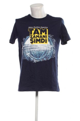 Ανδρικό t-shirt, Μέγεθος M, Χρώμα Μπλέ, Τιμή 12,34 €