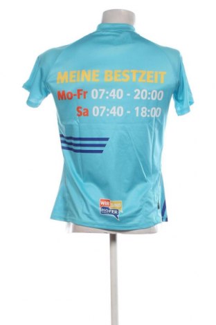 Męski T-shirt, Rozmiar L, Kolor Niebieski, Cena 63,81 zł