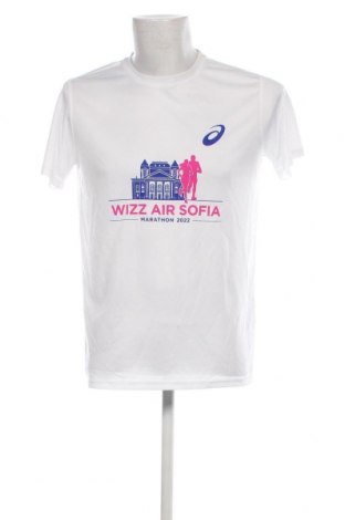 Herren T-Shirt ASICS, Größe M, Farbe Weiß, Preis 17,85 €