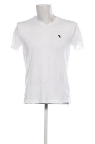Herren T-Shirt Abercrombie & Fitch, Größe M, Farbe Weiß, Preis 25,98 €