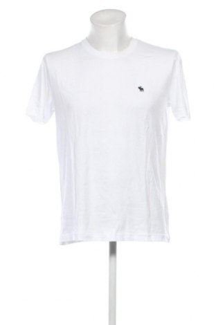 Herren T-Shirt Abercrombie & Fitch, Größe L, Farbe Weiß, Preis 28,87 €