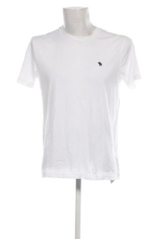 Herren T-Shirt Abercrombie & Fitch, Größe L, Farbe Weiß, Preis 15,88 €