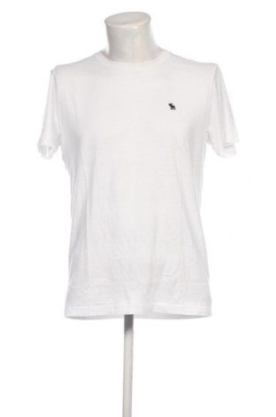 Herren T-Shirt Abercrombie & Fitch, Größe L, Farbe Weiß, Preis 28,87 €