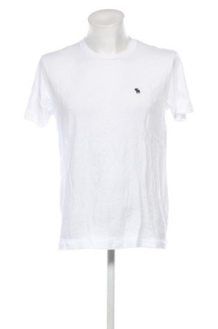 Tricou de bărbați Abercrombie & Fitch, Mărime L, Culoare Alb, Preț 184,21 Lei