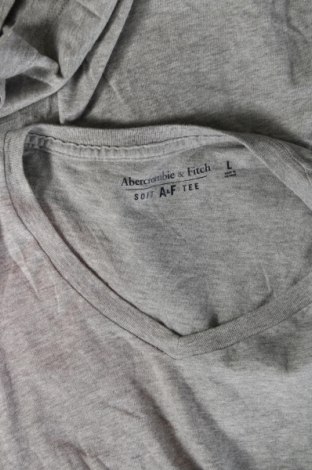 Tricou de bărbați Abercrombie & Fitch, Mărime L, Culoare Gri, Preț 184,21 Lei