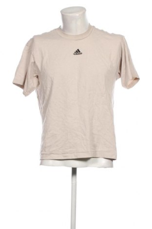 Мъжка тениска Adidas, Размер M, Цвят Бежов, Цена 27,00 лв.
