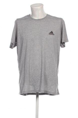 Herren T-Shirt Adidas, Größe XL, Farbe Grau, Preis € 30,36