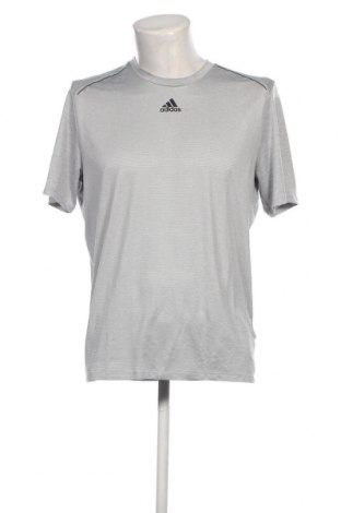 Ανδρικό t-shirt Adidas, Μέγεθος L, Χρώμα Γκρί, Τιμή 17,58 €