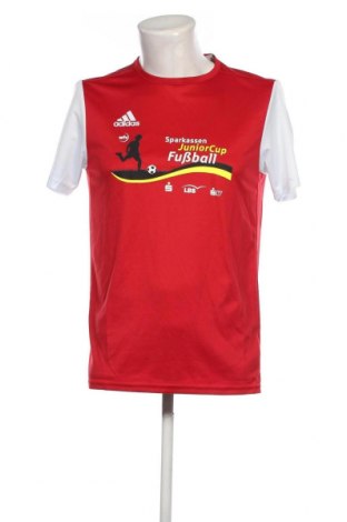 Herren T-Shirt Adidas, Größe M, Farbe Rot, Preis 16,91 €