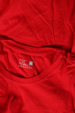 Мъжка тениска Adidas, Размер XXL, Цвят Червен, Цена 25,65 лв.