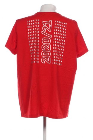 Ανδρικό t-shirt Adidas, Μέγεθος XXL, Χρώμα Κόκκινο, Τιμή 15,87 €