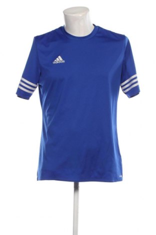 Herren T-Shirt Adidas, Größe L, Farbe Blau, Preis 17,85 €