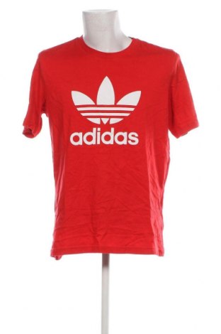 Męski T-shirt Adidas, Rozmiar L, Kolor Czerwony, Cena 75,96 zł