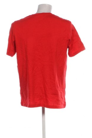 Herren T-Shirt Adidas, Größe L, Farbe Rot, Preis € 15,66