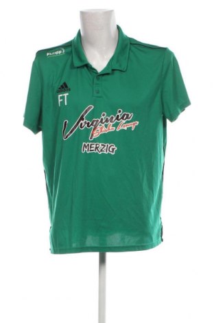 Мъжка тениска Adidas, Размер XXL, Цвят Зелен, Цена 24,30 лв.