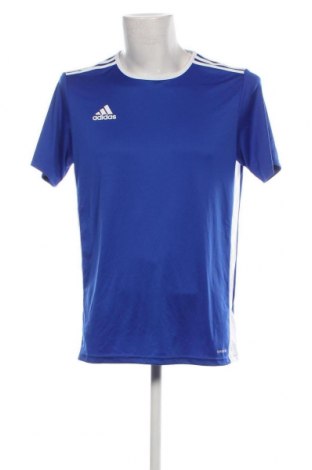 Herren T-Shirt Adidas, Größe L, Farbe Blau, Preis € 18,79