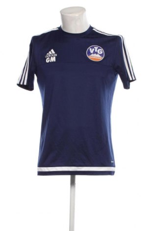 Ανδρικό t-shirt Adidas, Μέγεθος M, Χρώμα Μπλέ, Τιμή 15,87 €