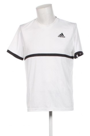 Мъжка тениска Adidas, Размер L, Цвят Бял, Цена 27,00 лв.