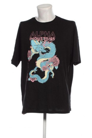 Męski T-shirt Alpha Industries, Rozmiar L, Kolor Czarny, Cena 149,27 zł