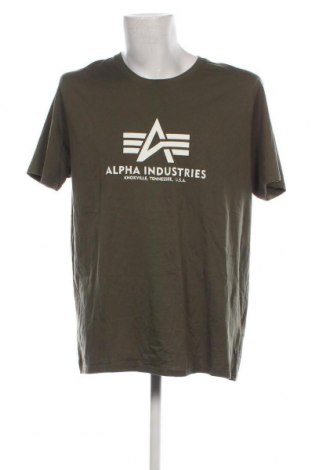 Herren T-Shirt Alpha Industries, Größe 3XL, Farbe Grün, Preis € 27,43