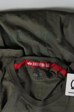 Tricou de bărbați Alpha Industries, Mărime M, Culoare Verde, Preț 165,79 Lei