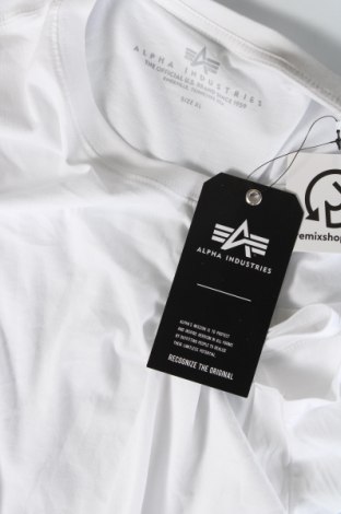 Herren T-Shirt Alpha Industries, Größe XL, Farbe Weiß, Preis € 28,87