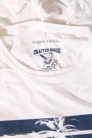 Tricou de bărbați Angelo Litrico, Mărime L, Culoare Alb, Preț 40,99 Lei