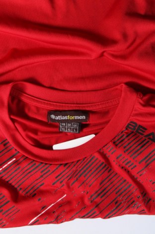 Pánske tričko  Atlas For Men, Veľkosť XL, Farba Červená, Cena  6,26 €