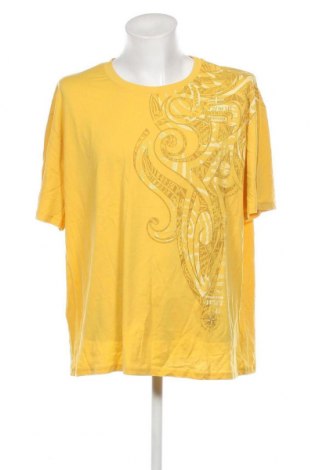 Ανδρικό t-shirt Atlas For Men, Μέγεθος 5XL, Χρώμα Κίτρινο, Τιμή 8,04 €