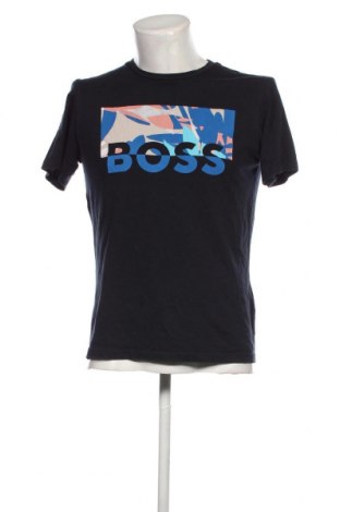 Ανδρικό t-shirt BOSS, Μέγεθος M, Χρώμα Μπλέ, Τιμή 32,32 €