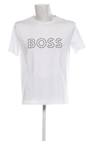 Herren T-Shirt BOSS, Größe M, Farbe Weiß, Preis 32,32 €