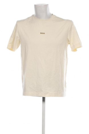 Ανδρικό t-shirt BOSS, Μέγεθος M, Χρώμα Εκρού, Τιμή 58,76 €