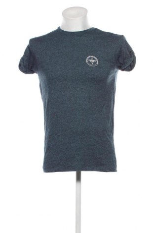 Ανδρικό t-shirt Bershka, Μέγεθος S, Χρώμα Μπλέ, Τιμή 8,04 €