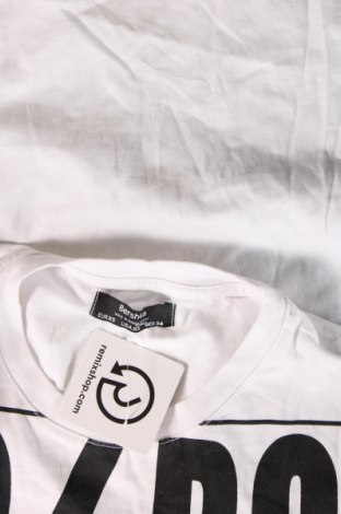 Мъжка тениска Bershka, Размер XS, Цвят Бял, Цена 7,76 лв.
