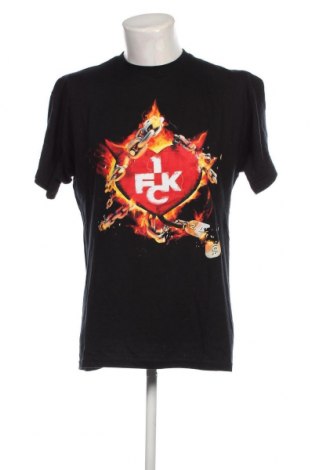 Herren T-Shirt Best Connections, Größe L, Farbe Schwarz, Preis 9,05 €