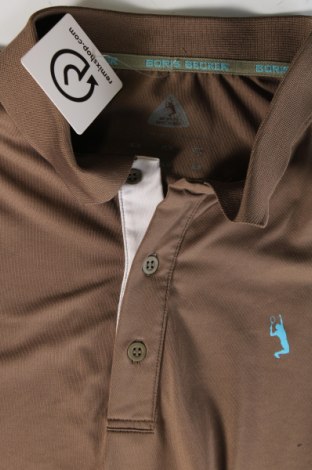 Ανδρικό t-shirt Boris Becker, Μέγεθος L, Χρώμα  Μπέζ, Τιμή 15,87 €