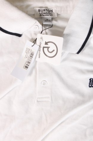 Ανδρικό t-shirt Burton of London, Μέγεθος M, Χρώμα Λευκό, Τιμή 15,98 €