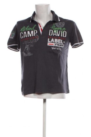 Herren T-Shirt Camp David, Größe L, Farbe Grau, Preis 12,79 €