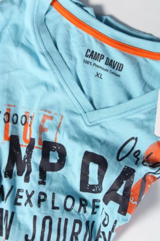 Pánske tričko  Camp David, Veľkosť XL, Farba Modrá, Cena  14,18 €
